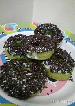 Donat pandan simple