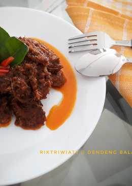 Dendeng Balado Simple