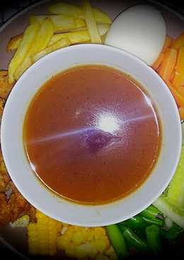 Selat solo (kulit ayam crispy)