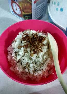 Nasi liwet teri medan #Ricecooker