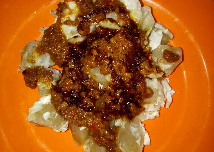 gambar untuk resep Somay ayam sambal kacang sederhana