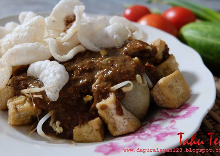 resep lengkap untuk Tahu Tek