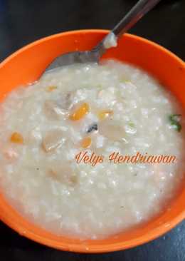 Bubur Salmon Sayur