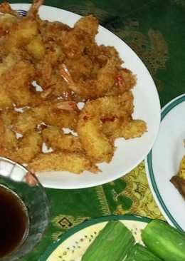 Udang goreng pasir saos Inggris