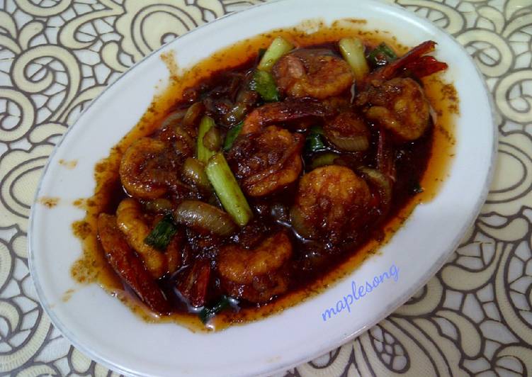 Resep Udang Saus Tiram