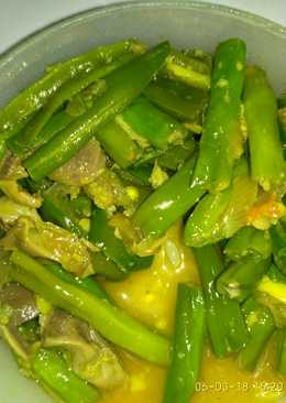 Tumis buncis cabe ijo ampela