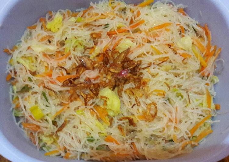 cara membuat Bihun Goreng