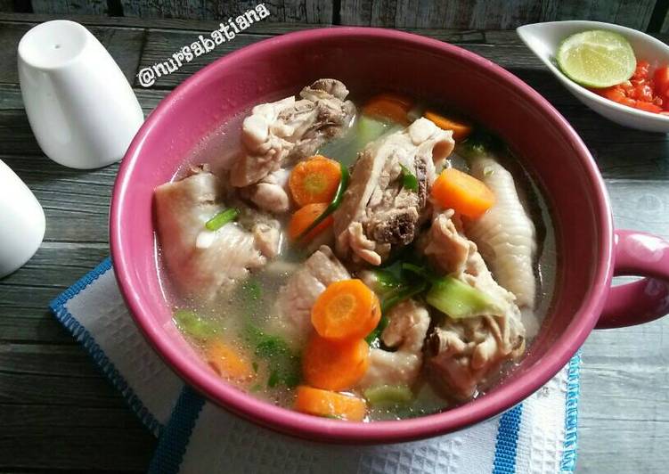 gambar untuk resep makanan Sup Ayam Jahe #postingrame2_ayam