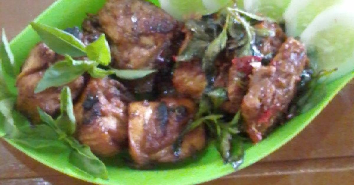 Resep Ayam bakar, sambal kemangi ala Mustika Asih