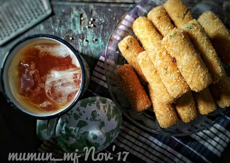 resep lengkap untuk Kroket tempe