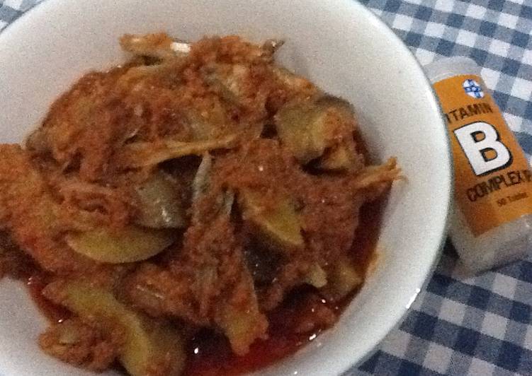 Sambalado Tanak (dengan bahan2 lebih simple)