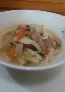 Sop jamur bakso