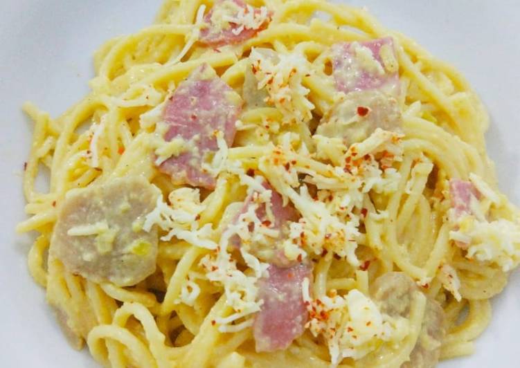 resep makanan Spaghetti carbonara ala ala