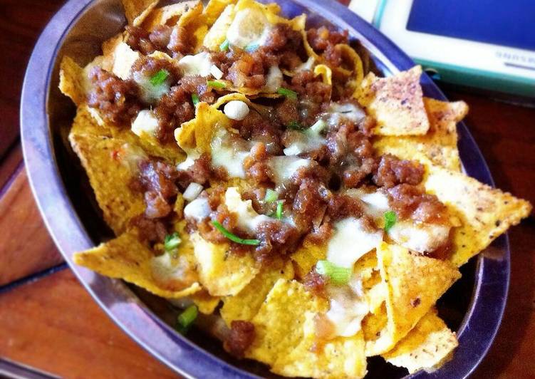 gambar untuk resep makanan Minced Beef Nachos