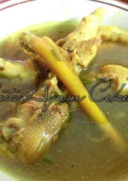 Soto Ceker Ayam potong praktis