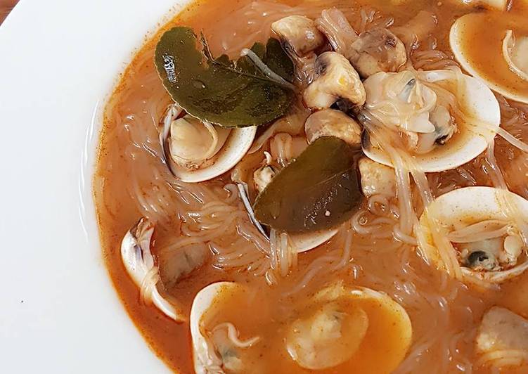 resep masakan Kerang Tahu tom yam