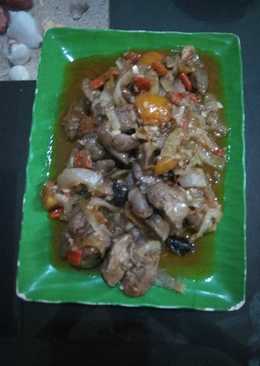 Oseng ati ayam cabe