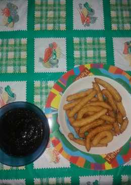 Churros Saus Coklat ala Vitri