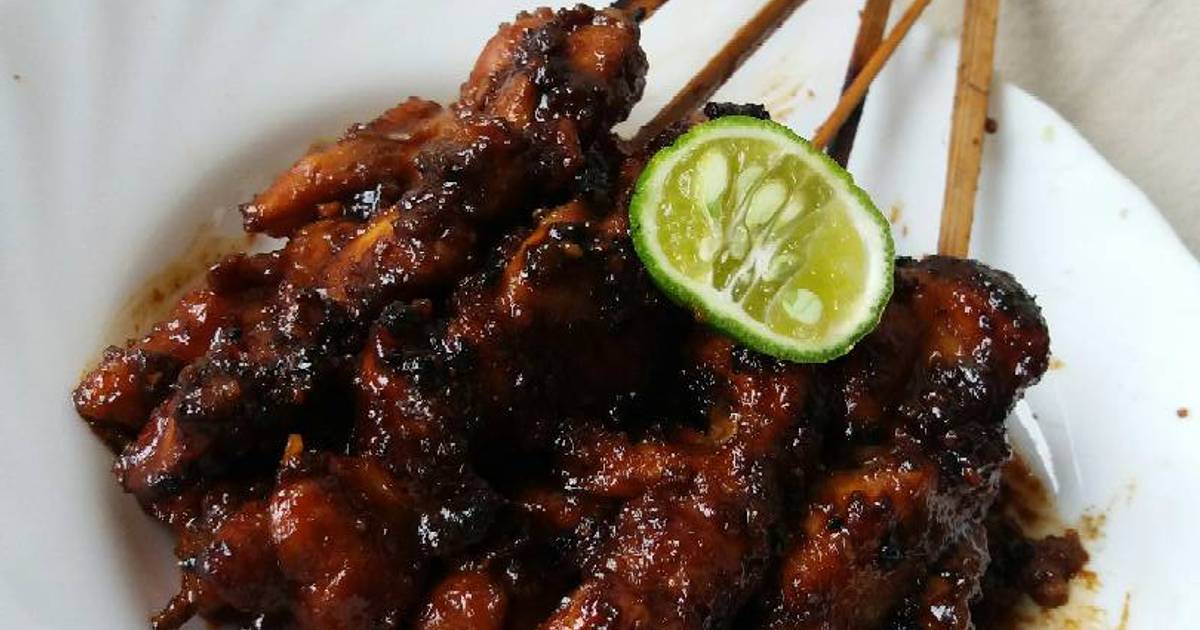 Resep Sate ayam manis bumbu kacang oleh Arum Damar - Cookpad