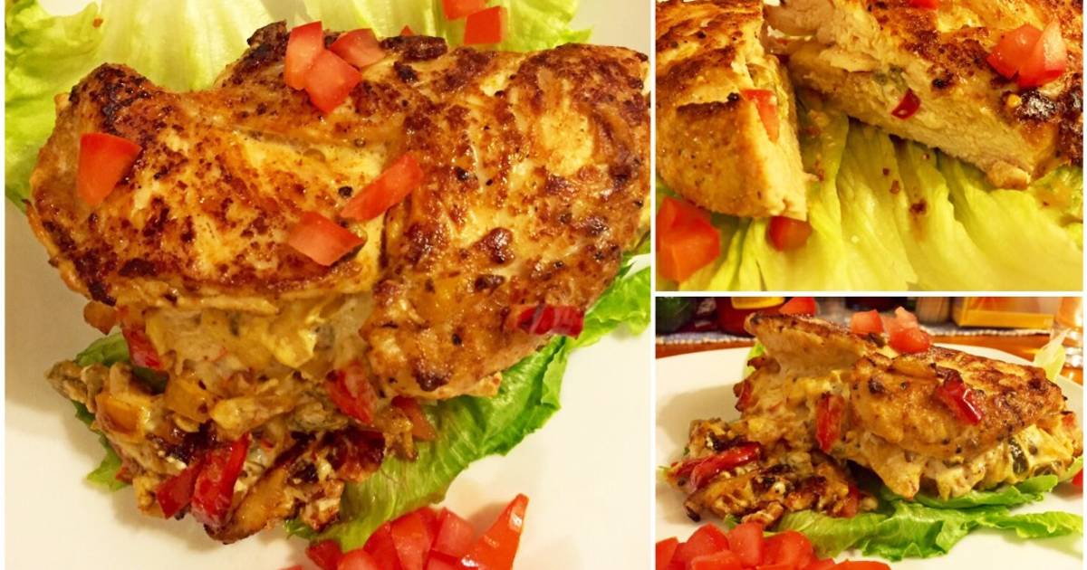 Resep Creamy Stuffed Chicken Fajitas ala Fitri Kajewski