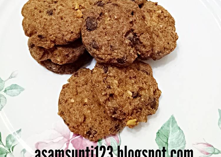 gambar untuk cara membuat Sorghum Chocolate Cookies Gluten Free