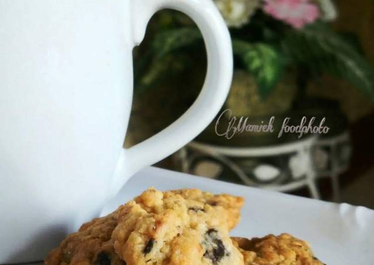 Resep Oatmeal Choco Cookies Karya Mamiek Tri H