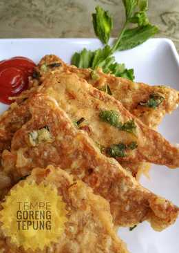 Tempe goreng tepung (tempe mendoan)