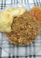 Nasgor ayam+cumi asin