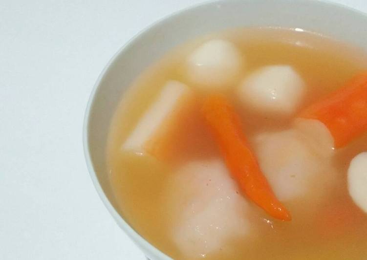 gambar untuk resep makanan Tom Yam Bakso Seafood