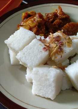 Lontong tanpa daun pisang & plastik