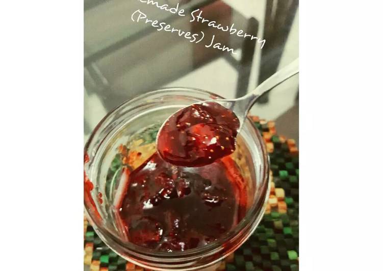 Homemade Strawberry Preserves Jam (Selai Strawberry)