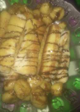 Roti Gulung Isi pisang cokju (coklat keju)