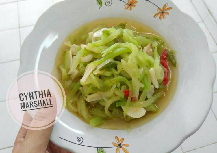 resep Tumis labu siam (Jipan) mudah enak