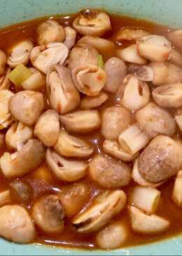 Tumis Jamur Kancing Pedas
