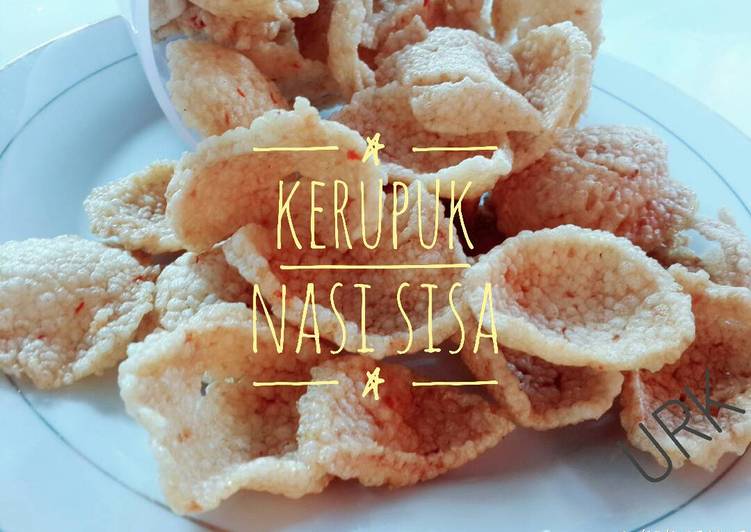 cara membuat Kerupuk Nasi Sisa