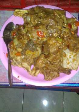 Daging kambing saos asam manis