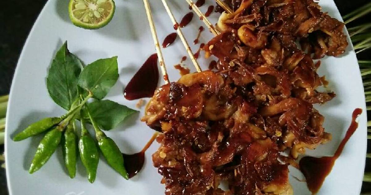 Resep SATE JAMUR Tiram oleh dapurVY - Cookpad