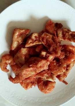 Udang tahu balado