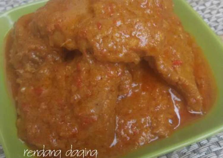 gambar untuk resep Rendang daging sapi empuuuk non MSG