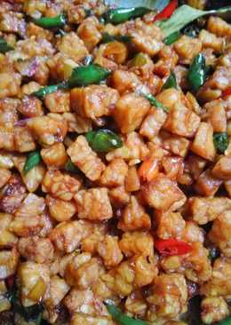 Oseng Tempe Cabe Ijo Ala Mamahku