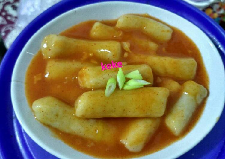 gambar untuk resep makanan Kue beras (tteokbokki) ala keke