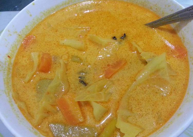 resep lengkap untuk Lodeh labu siam