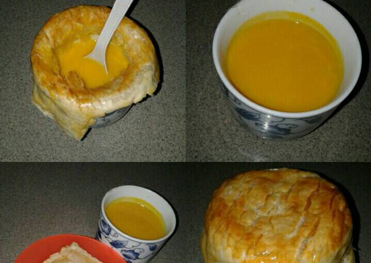gambar untuk resep makanan Sup labu merah