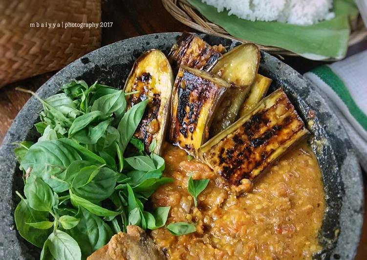 Resep Sambal Penyet Terong Asin