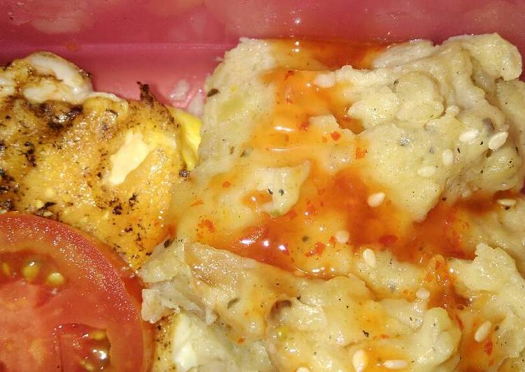 bahan dan cara membuat Mashed potato keju