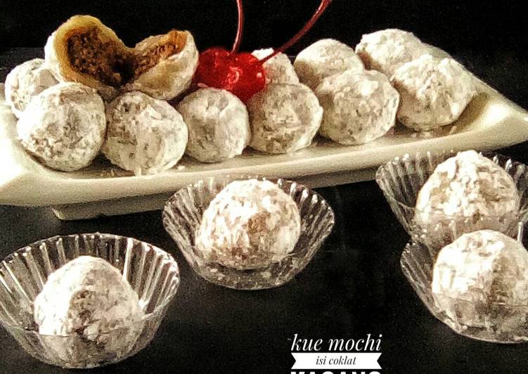 gambar untuk resep Kue mochi isi coklat kacang