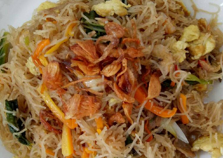 Resep Bihun beras goreng By K'Okky Kitchen