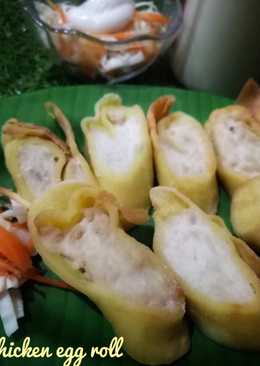 Chicken egg roll ala hokben