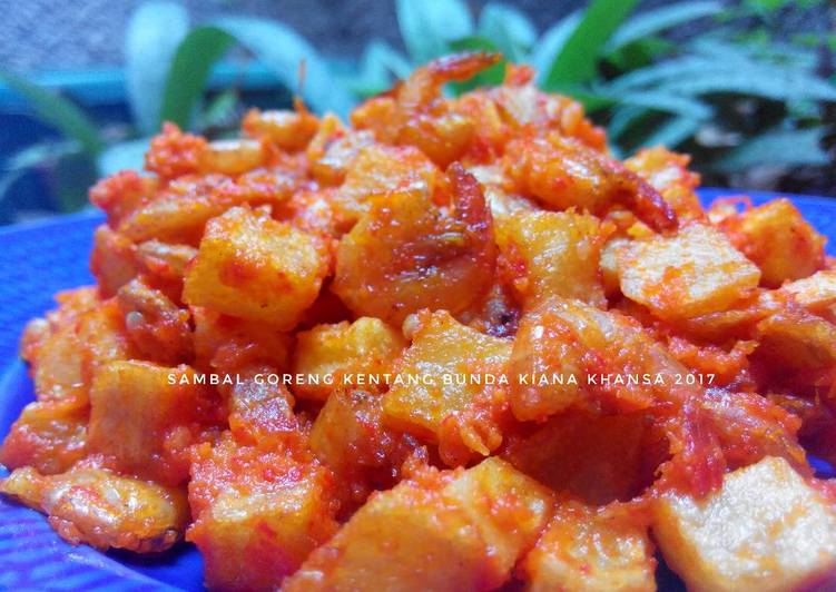 Resep Sambal goreng kentang Udang Kiriman dari Bunda Kiana Khansa