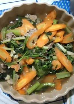 Tumis sayur hati ayam